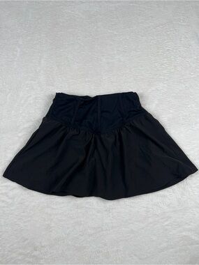 Halara Breezeful Corset Waist Mini Skort Black XS
